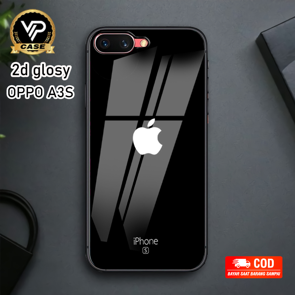 [VVIPCASE] Hardcase 2d Glossy Oppo A3s A1k F5 F7 Realme C1 C2 Case Hp Glossy Casing Hp Mengkilat Har