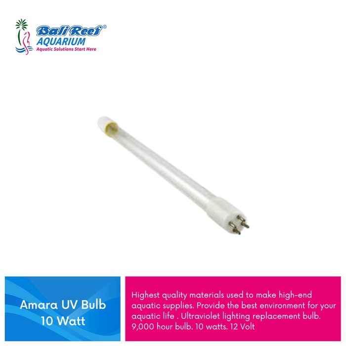 Amara Bola Lampu UV 10 Watt Amara UV Bulb Pengganti Lampu UV 10W
