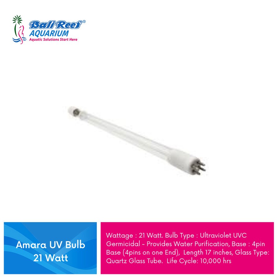 Amara UV Bulb Pengganti Bola Lampu UV Aquarium Kolam Ikan