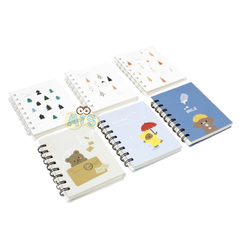 

Buku Tulis/Notebook A6 Spiral My Best Wishes & Bear 90 Lembar
