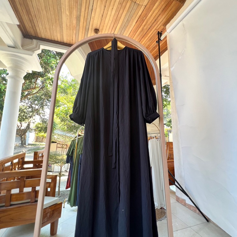 KODE J59O SAVANA BASIC ABAYA GAMIS SEKALIGUS OUTER BY ELSHIFA