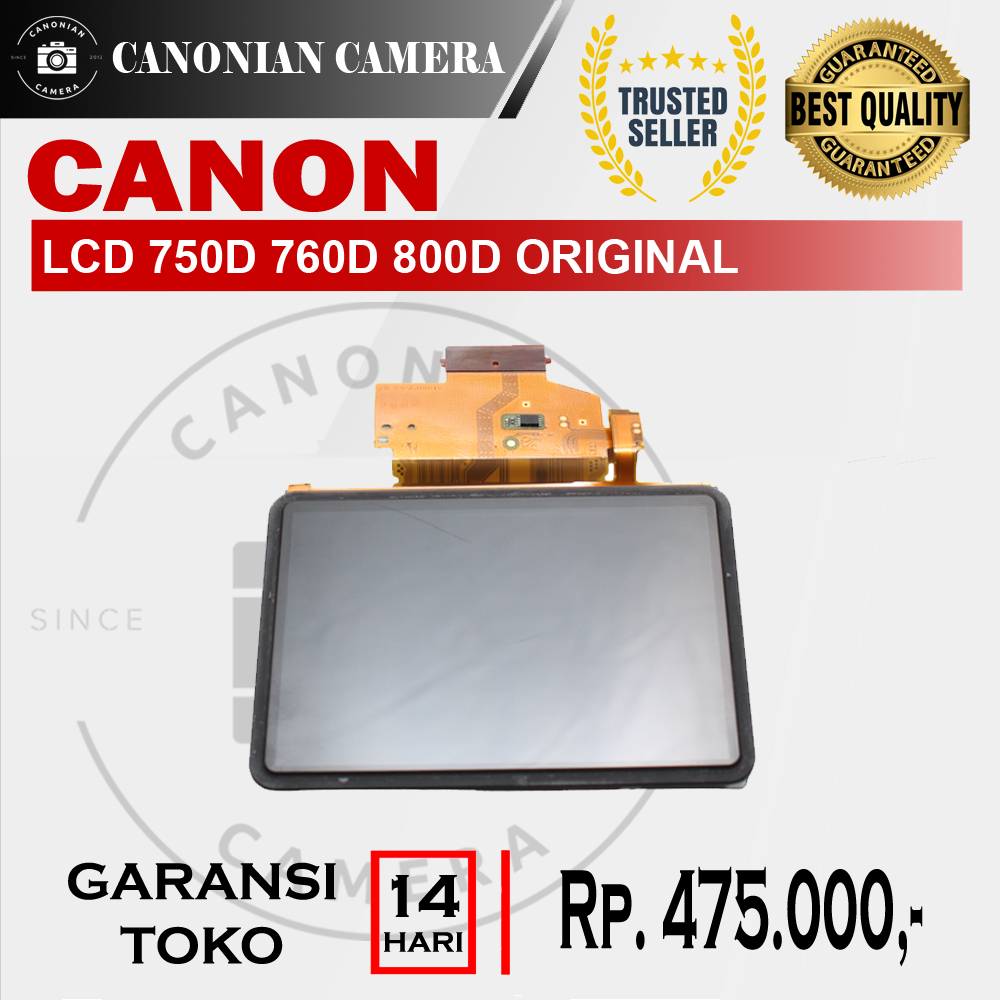 LCD Canon 750D 760D 800D Original Bekas Vignete