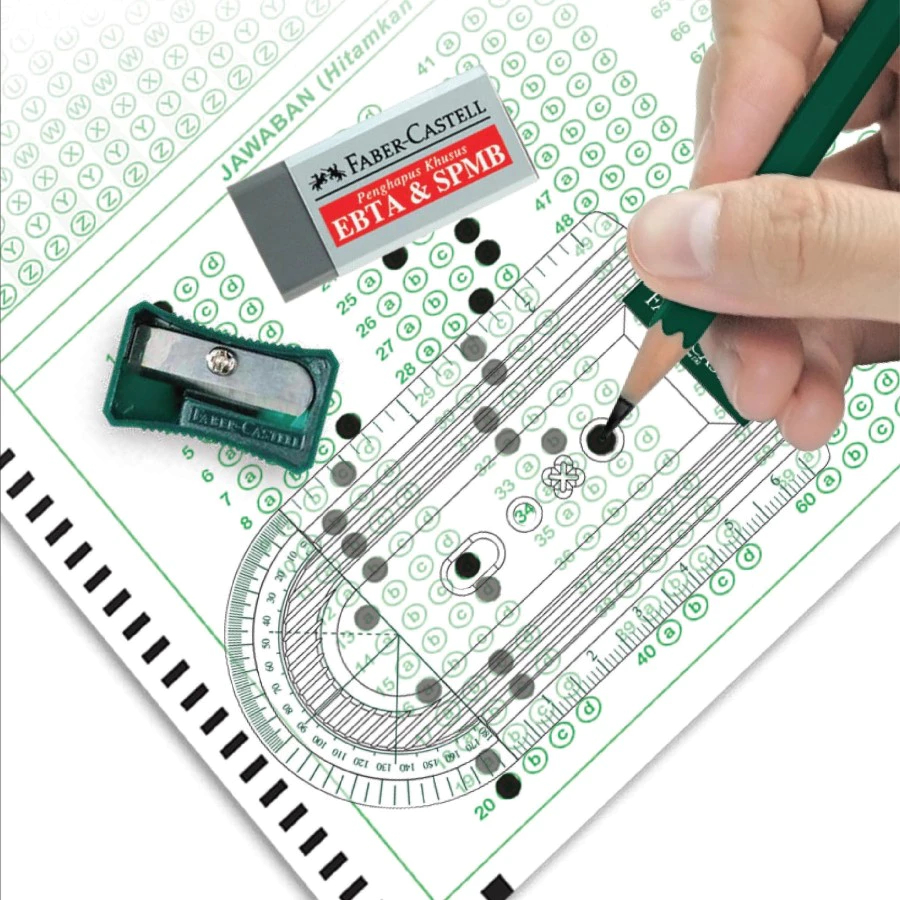 

Faber-Castell Paket Ujian Standar 119056 / PAKET UJIAN MANTAP PENSIL 2B FABER CASTELL UJIAN STANDAR SET ISI 6 - OFF-15