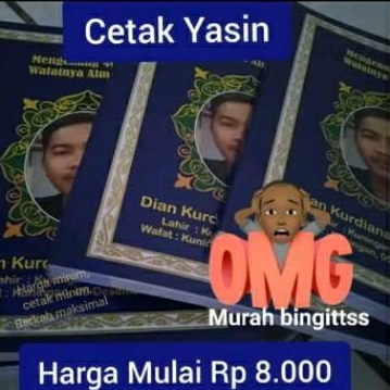 Cetak Buku Yasin termurah 40hari 100hari