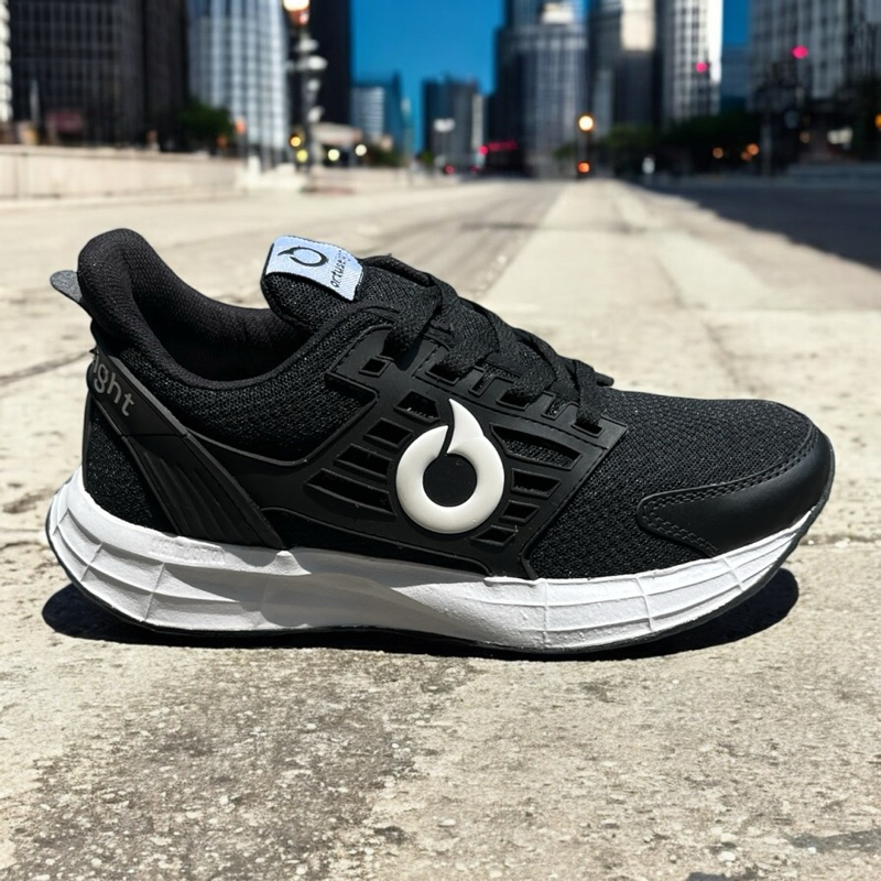 Sepatu Runing Ortuseight Original Dewasa Pria/Wanita Terbaru 2024 Hitam Putih Premium Quality Sepatu