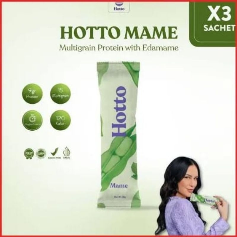 

Hotto Mame Protein Multigrain with EDAMAME @3 Sachet