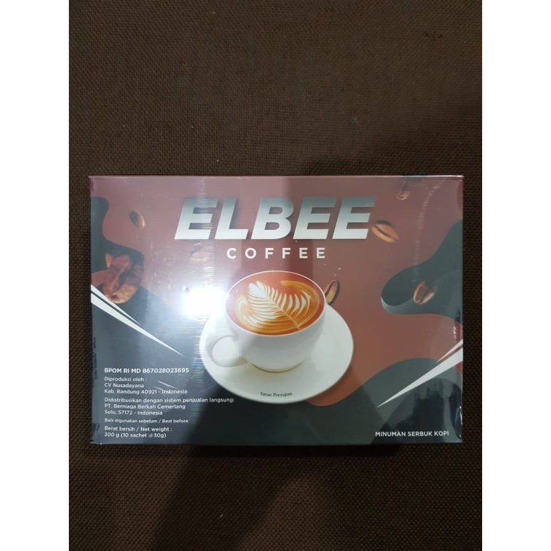 

ELBEE COFFEE HARGA 1 BOX ISI 10 SACHET @30 GR ORIGINAL
