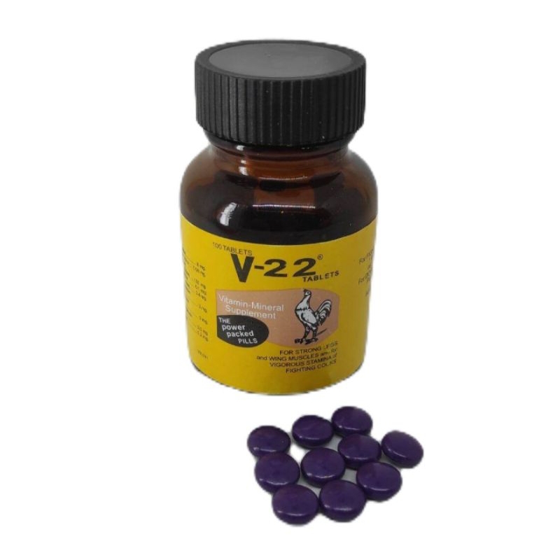 V22 Vitamin Ayam Piliphins V-22 BEMON Original Eceran Perbutir