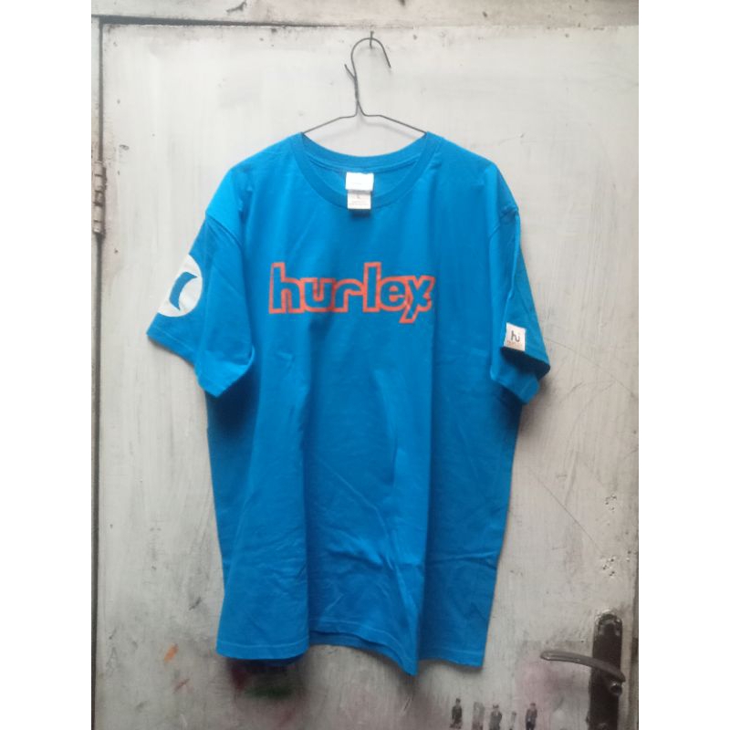 Kaos / T-shirt Hurley Tom Delonge vintage 1999 blue