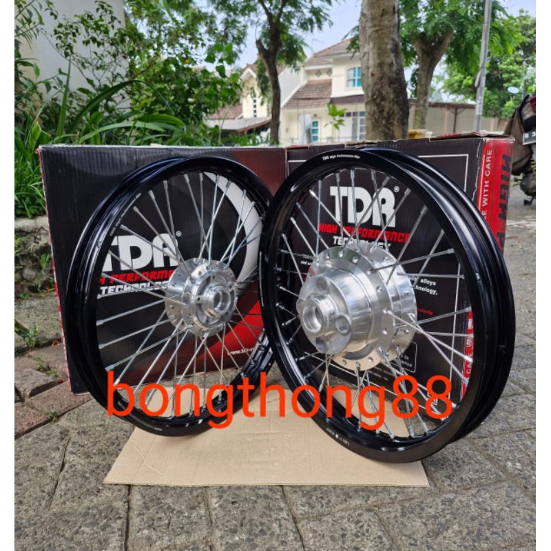 Sepaket Velg TDR 160 185 Ring 17 megapro new Gl Pro GL max Plus rakit bonus stell paket jari jari td