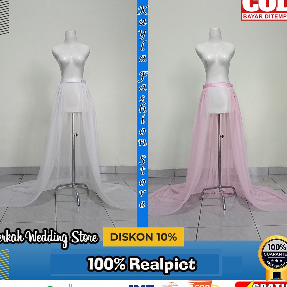 Ekor Gaun pengantin Tile PolosEkor Tile Gaun PengantinEkor Kebaya