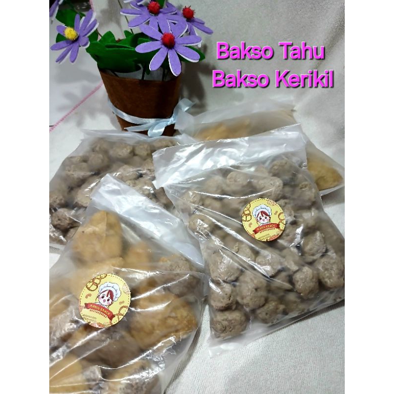 

Bakso Daging kerikil dan bakso tahu