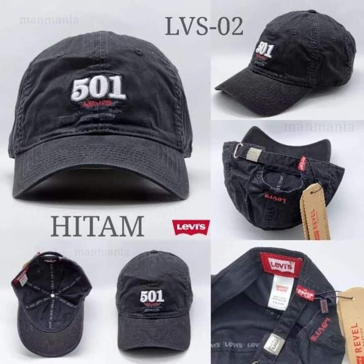 Topi Baseball Impor Bordir 501// Topi Pria Wanita Topi Terbru Dan Terlaris