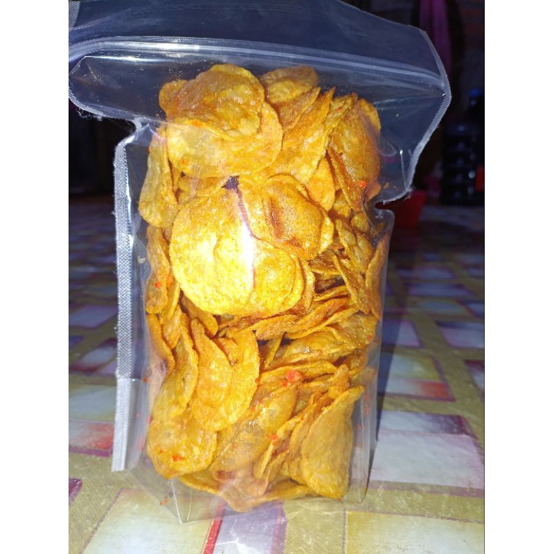 

potato chips rasa jagung bakar (500gr)