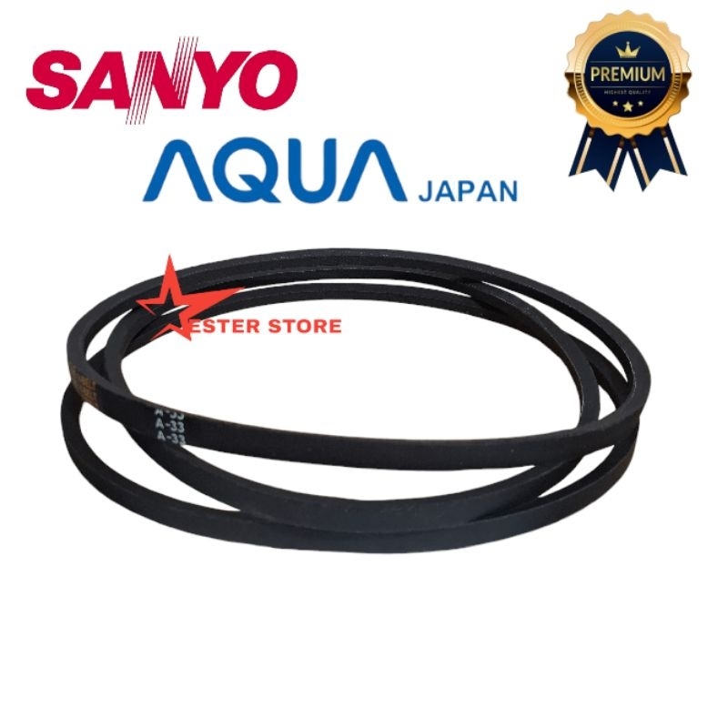 Vanbelt Fanbelt Mesin cuci Sanyo Aqua a33  mesin cuci manual 2 tabung