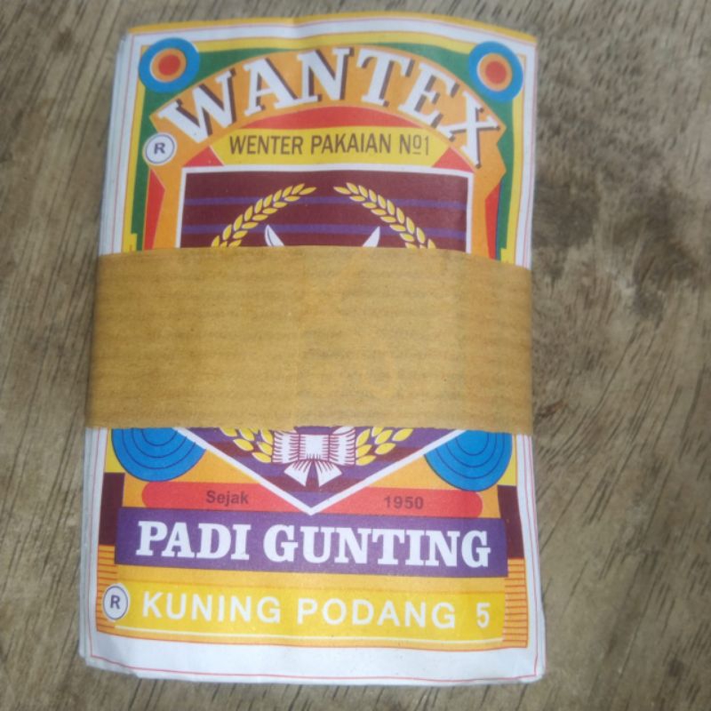 Wantex Warna Kuning Podang - Pewarna pakaian Cap Gunting