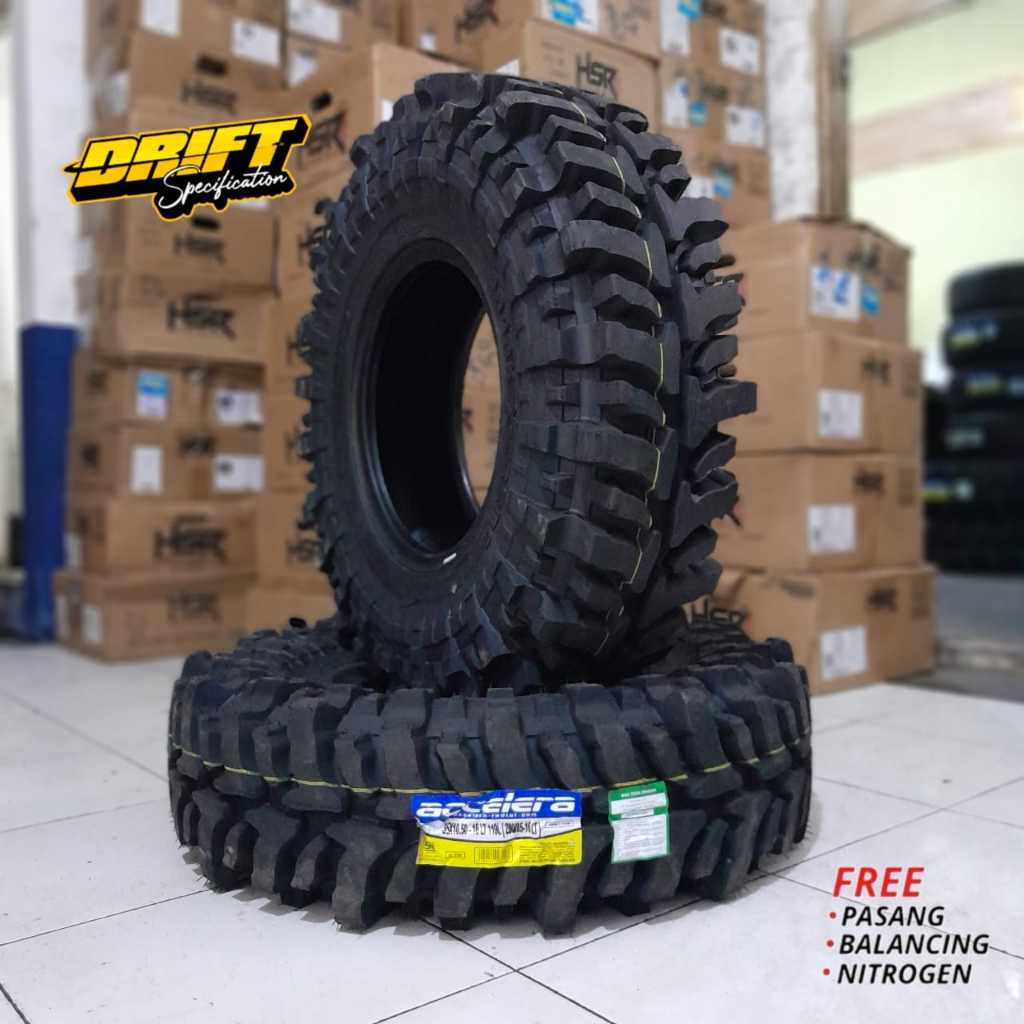 Ban Mobil cakar Accelera Badak Xtreme ukuran 35X10,5 R16 Ban Offroad Lapangan