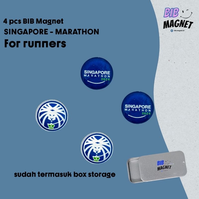 Bib magnet lari - Singapore marathon