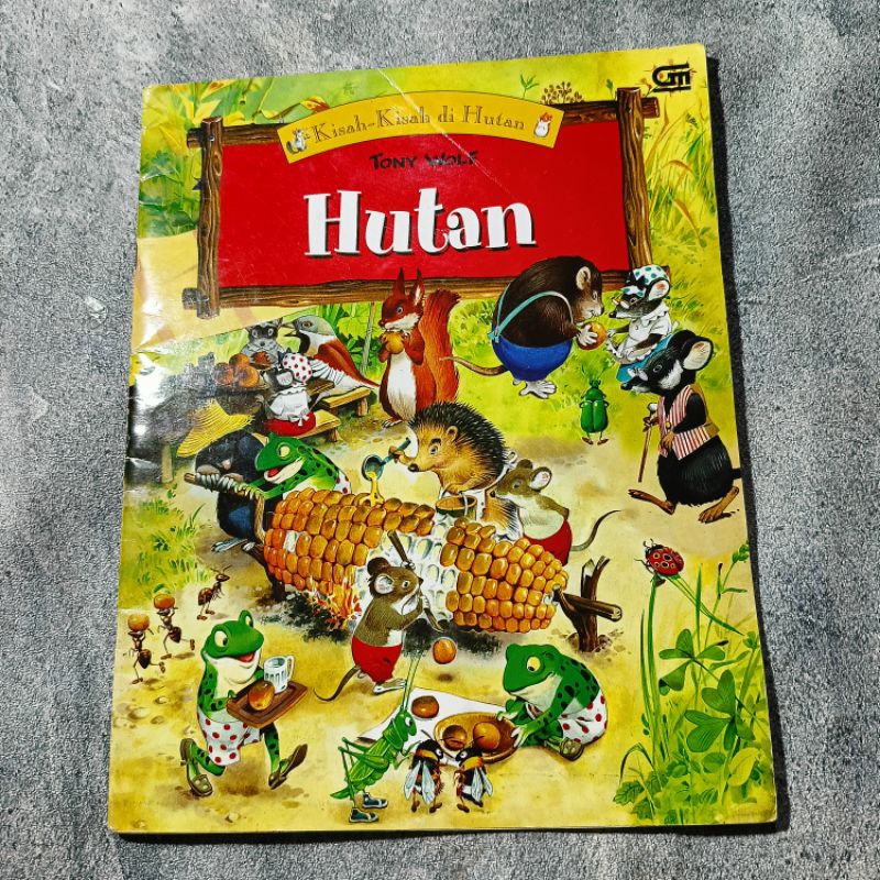 buku Tony wolf kisah kisah di hutan