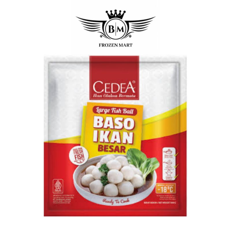 

Bola ikan cedea besar 500gr