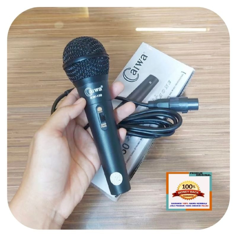 Mic Karaoke Microphone Kabel Suara Bagus Original Mikrofon Colokan Besar Bisa Untuk Salon Bluetooth