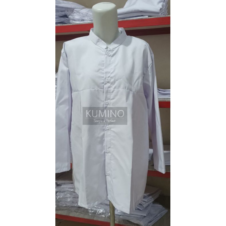 KODE X98H Seragam Hamil Big Size Putih Seragam Hamil PNS Baju Hamil Putih Baju Bumil Putih BIG SIZE