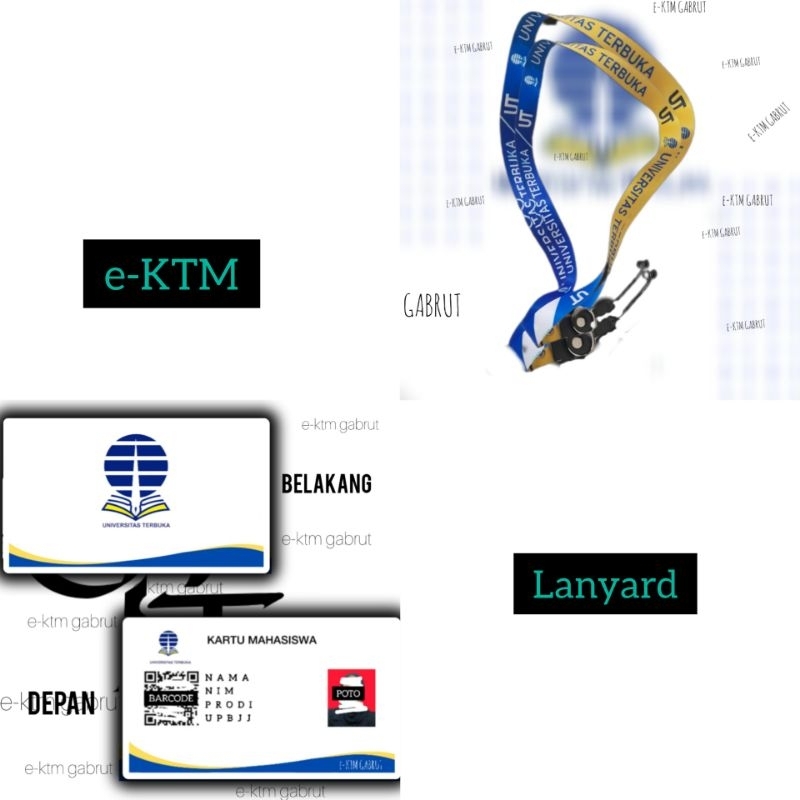 

PAKET Kartu MAhasiswa + lanyard Gratiss edit poto