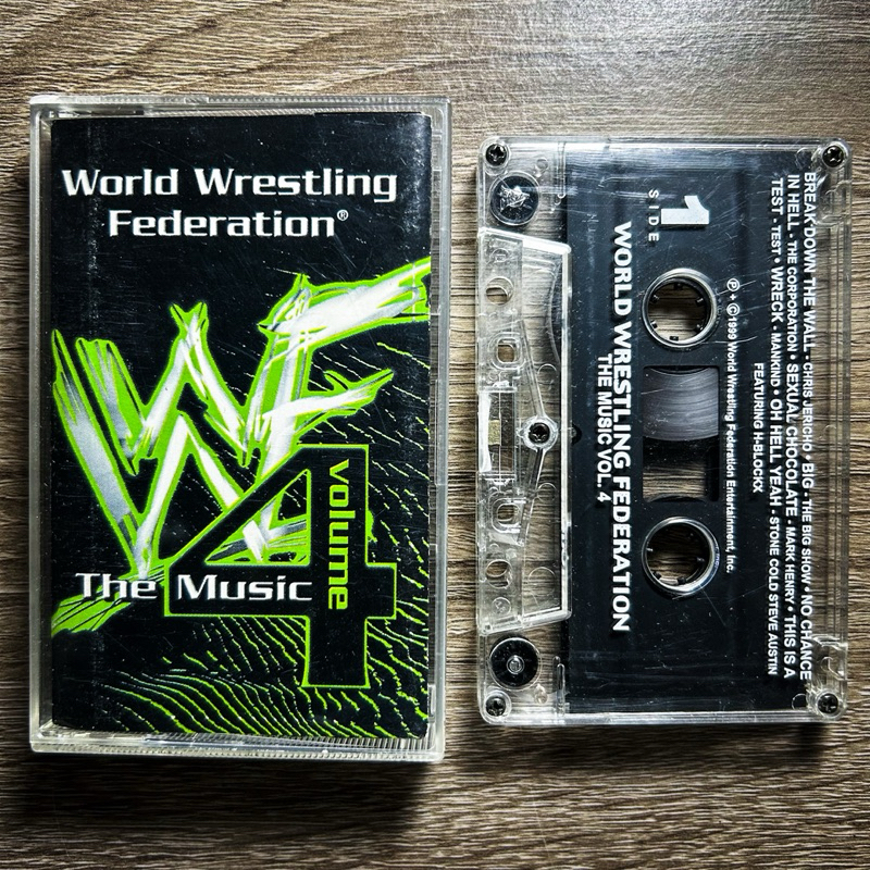 KASET SOUNDTRACK WORLD WRESTLING FEDERATION "THE MUSIC VOL.4"