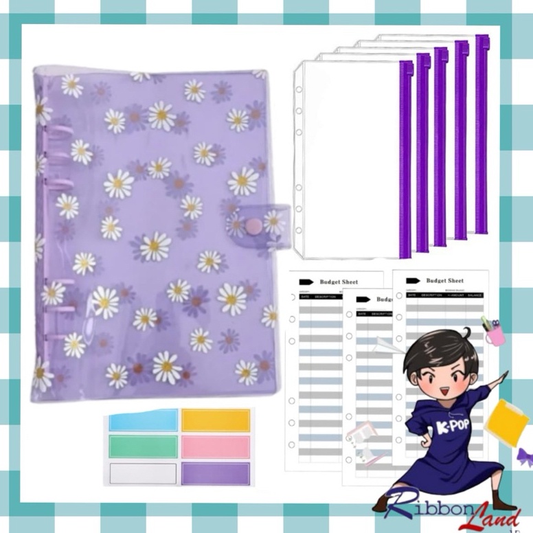 

ART F9X9 A6 Set Lengkap Binder DAISY PREMIUM Ring Warna Nabung Pemula Hemat Murah