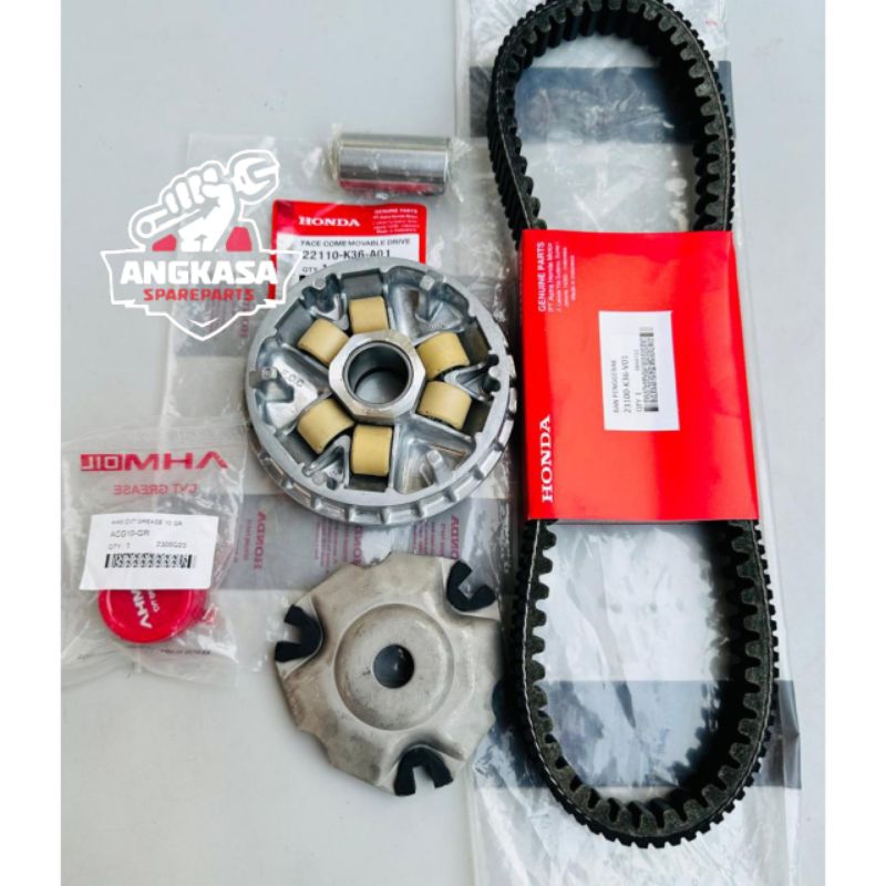 Paket CVT Vanbelt + Rumah Roller Vario 150 Vario 125 New LED paket CVT Rumah Roller Vario 150 Rumah 