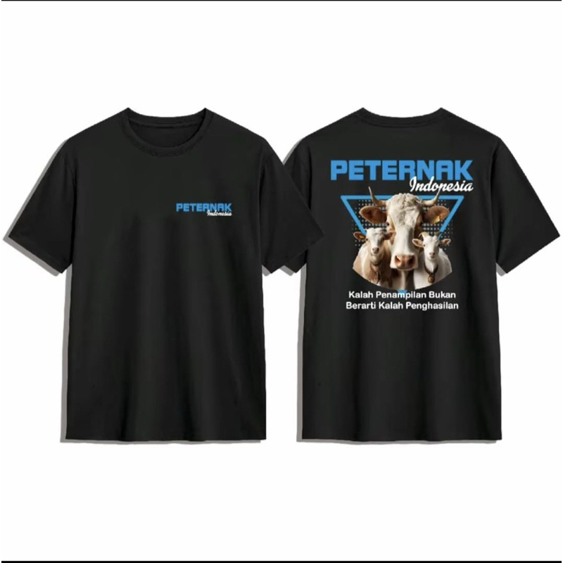 TSHIRT/KAOS PETERNAK SAPI PETERNAK INDONESIA