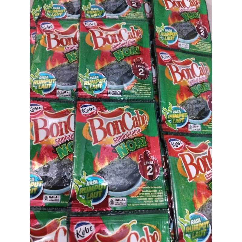 

Bon Cabe Level 2-50 1 renceng isi 12 sachet @5, 5 gr