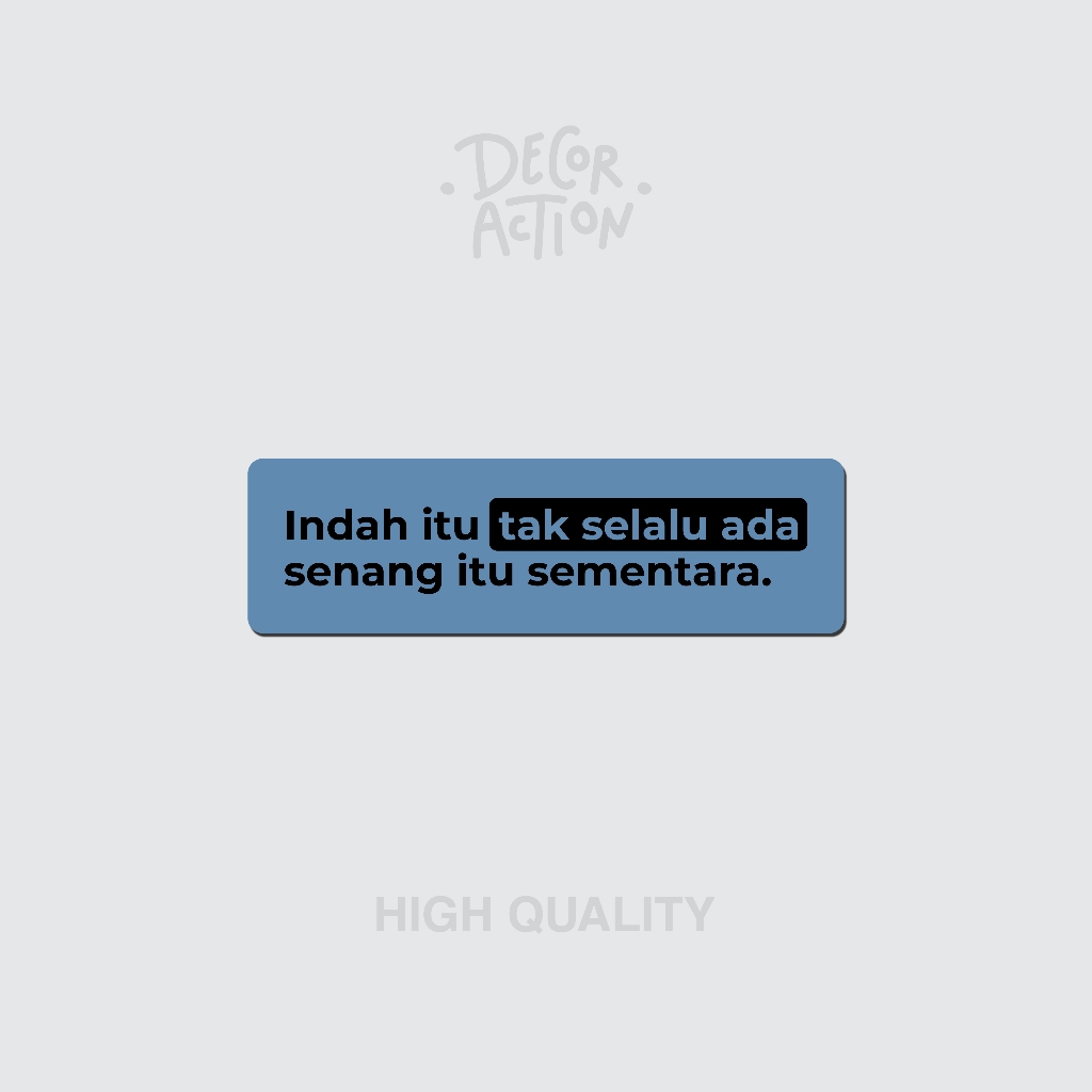 

Sticker Lirik Lagu NS — High Quality Sticker Glossy Waterproof