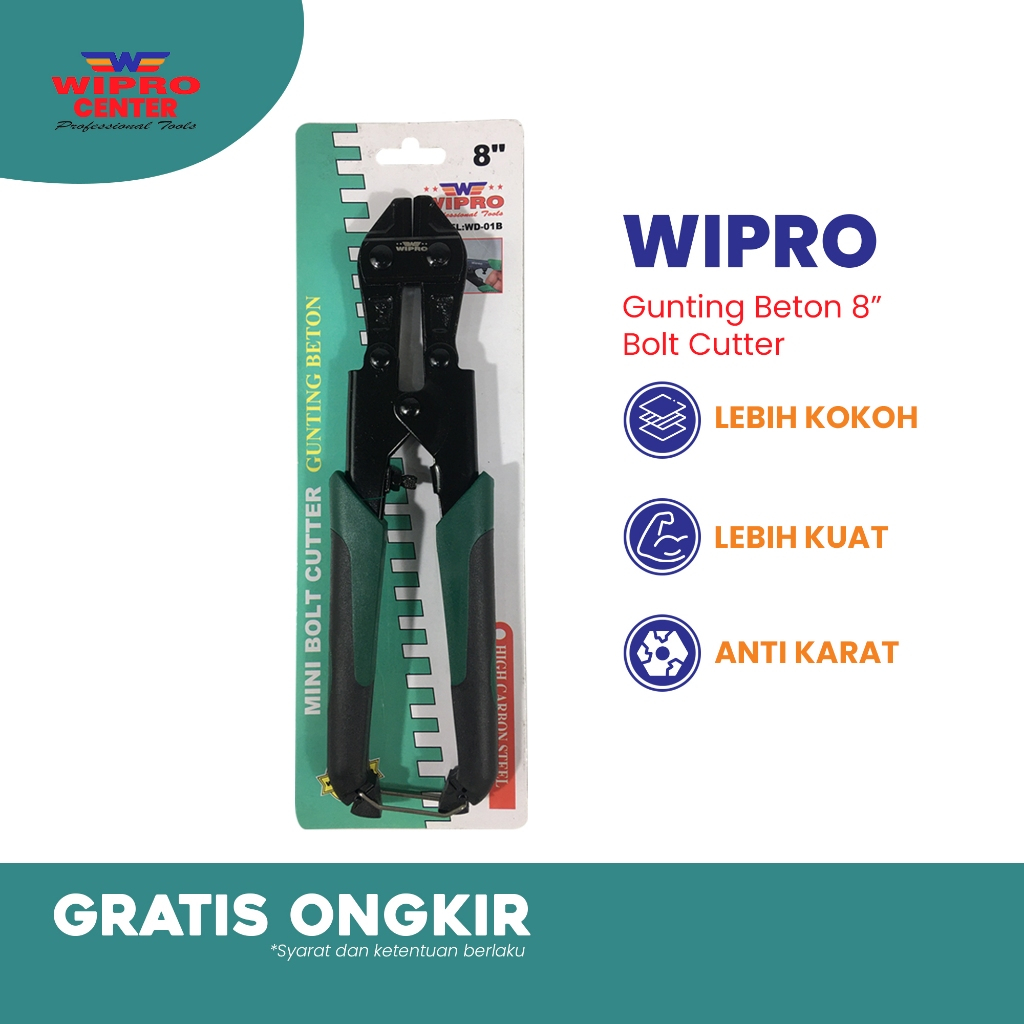 Gunting beton Mini bolt cutter 8" WIPRO WD-01B