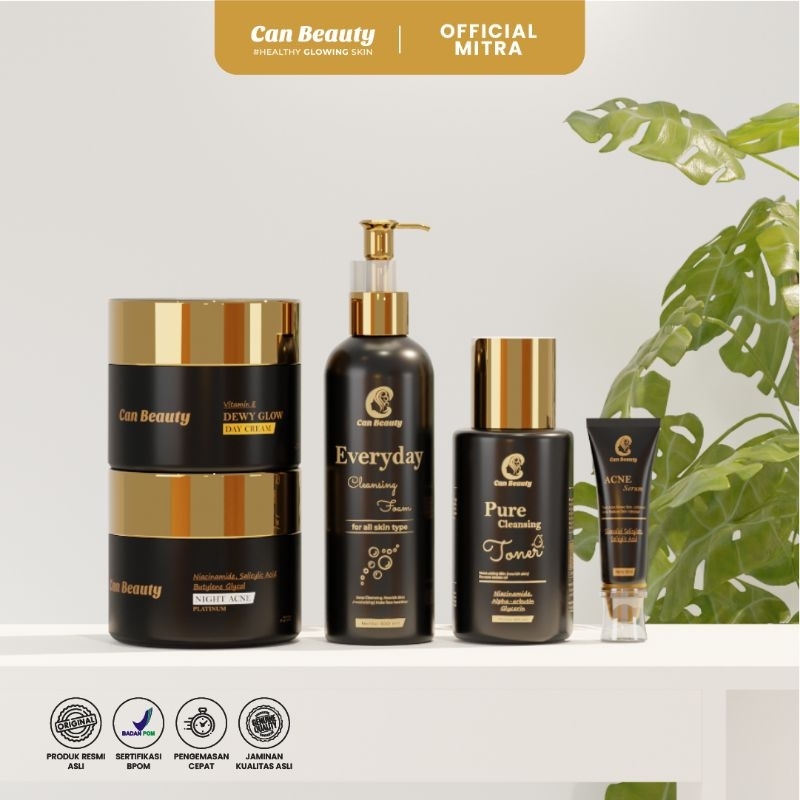 [FREE GIFT] CAN BEAUTY SKINCARE OFFICIAL BPOM WHITENING ACNE PLATINUM