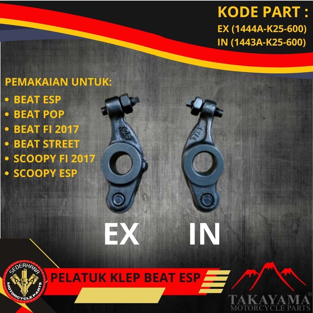 PELATUK PLATUK KLEP PIANO KLEP BEAT ESP BEAT POP BEAT STREET BEAT FI SCOOPY FI SCOOPY ESP TAKAYAMA