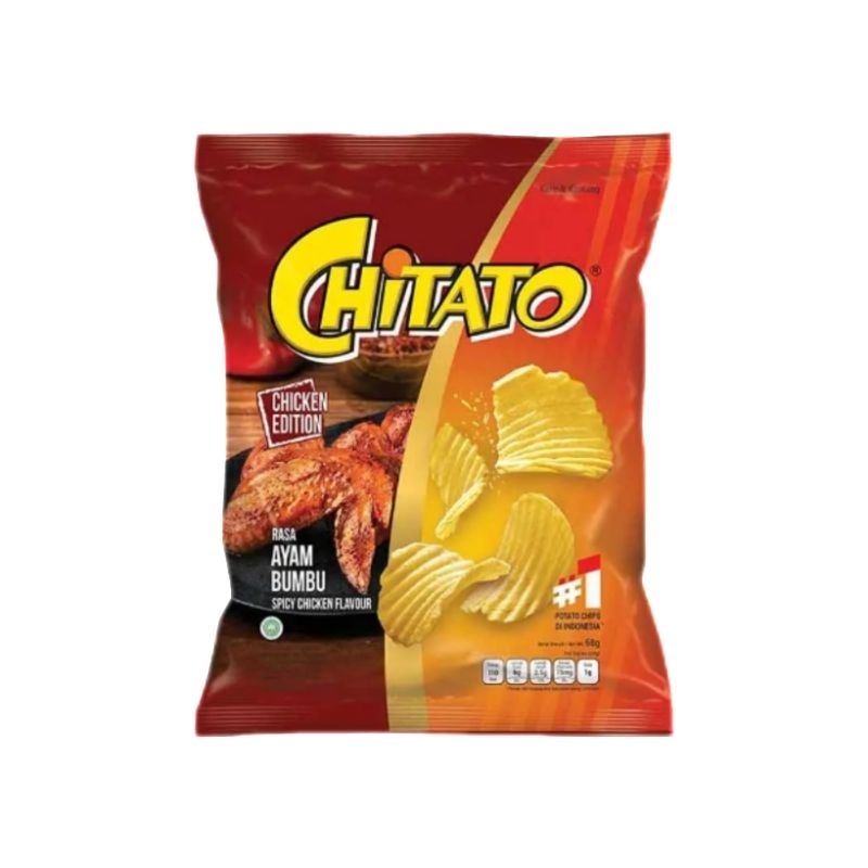 

Chitato Snack Potato Chips Ayam Bumbu 68G