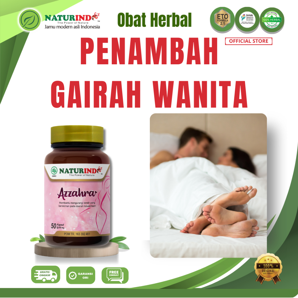 NATURINDO-Obat Herbal Perangsang Ampuh Tahan Lama Gairah Seksual Wanita AZZAHRA