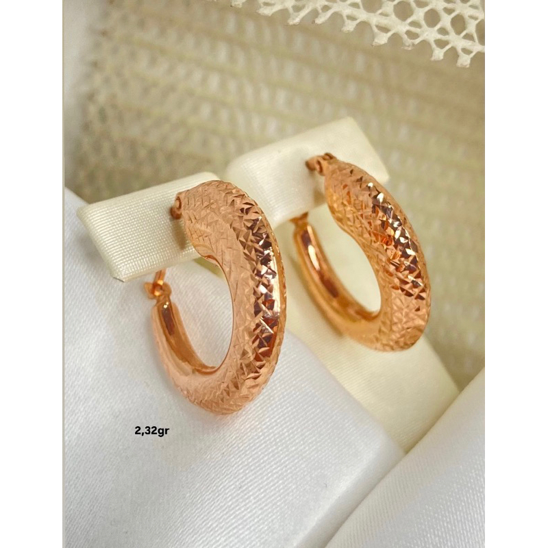 Laris Jewellery Anting Giwang Lingkar 17K