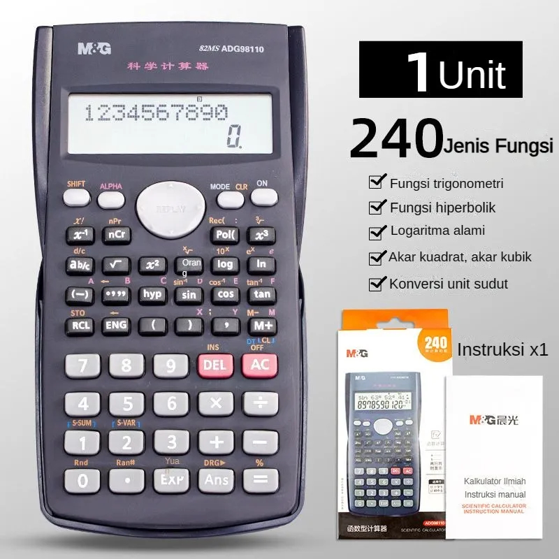 

Kalkulator fungsi M&G untuk mahasiswa, kalkulator serbaguna untuk siswa SMP dan SMA, kalkulator ilmiah untuk ujian, kalkulator tingkat lanjut考研计算器
