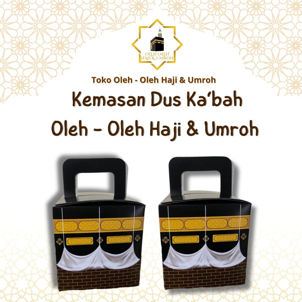 DUS KA'BAH KEMASAN OLEH OLEH HAJI DAN UMROH ISI 50 PCS BENTUK KA'BAH KARDUS HAMPERS SOUVENIR UNIK AE