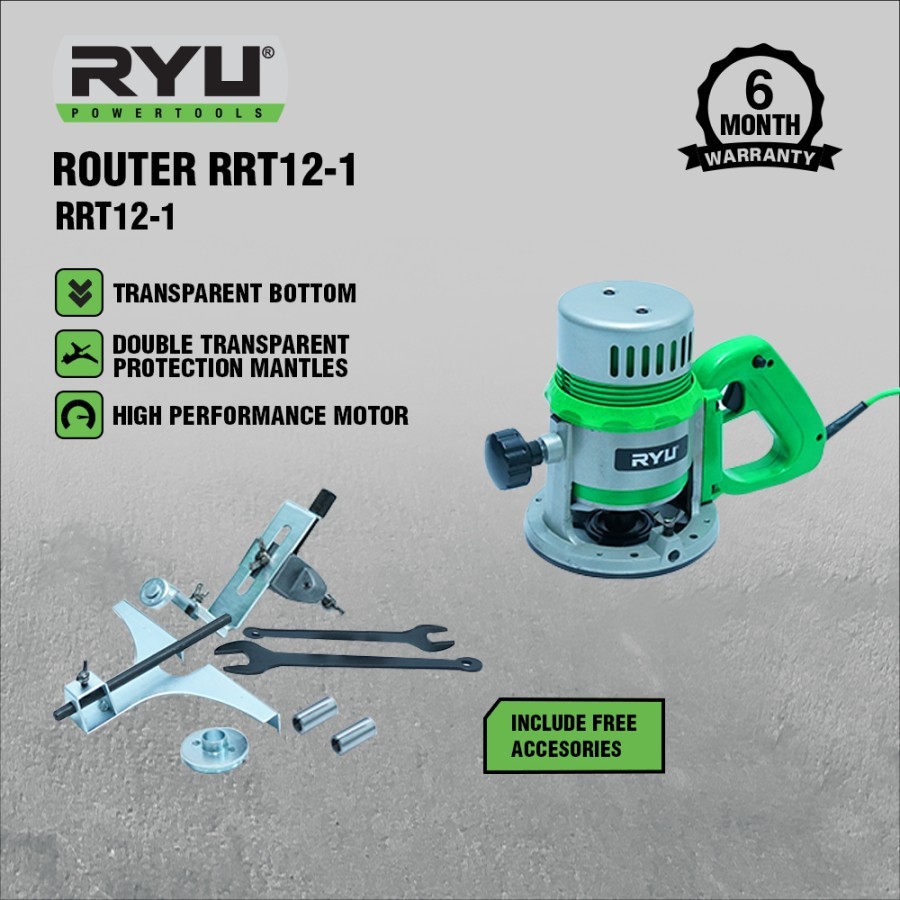 RYU - Mesin Profi Kayu Besar Router RRT12-1 /Mesin Router / Mesin Profile Kayu