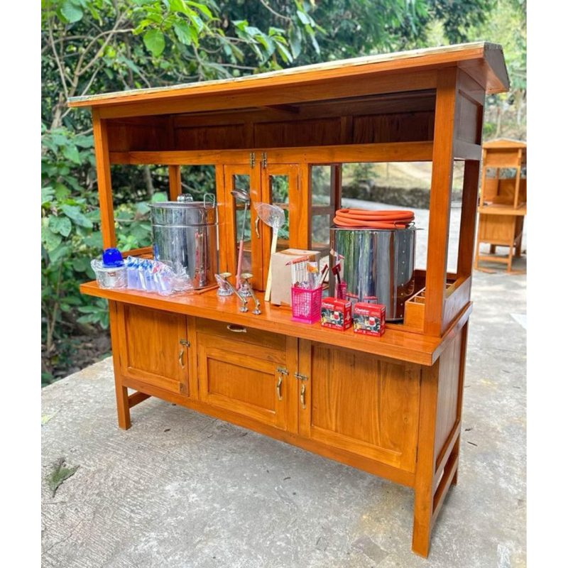 Gerobak mie ayam bakso komplit peralatan