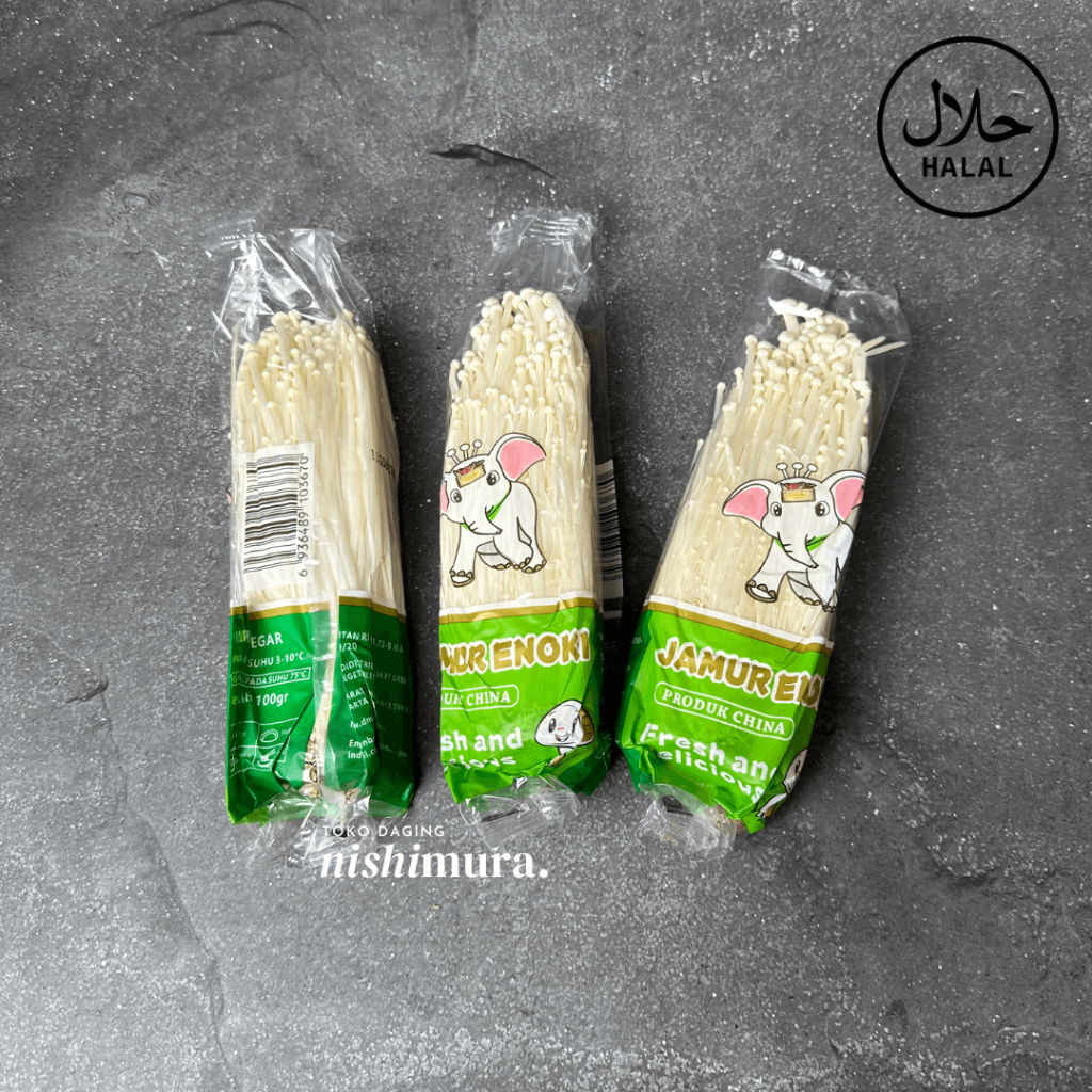 

Enoki Jamur Enokitake Mushroom - Shabu / Jejamur Krispy - Nishimura Nishimurashop