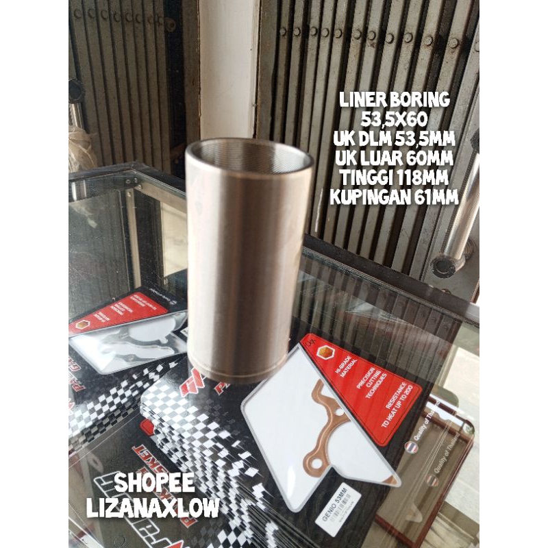 liner boring 53,5x60 bore up mio beat vario mio j mio m3 spin jupiter mx