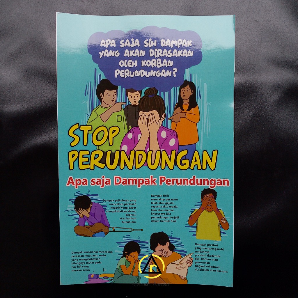 

Stiker Apa Saja Dampak Perundungan - Stiker Stop Bullying - Stiker Vinyl