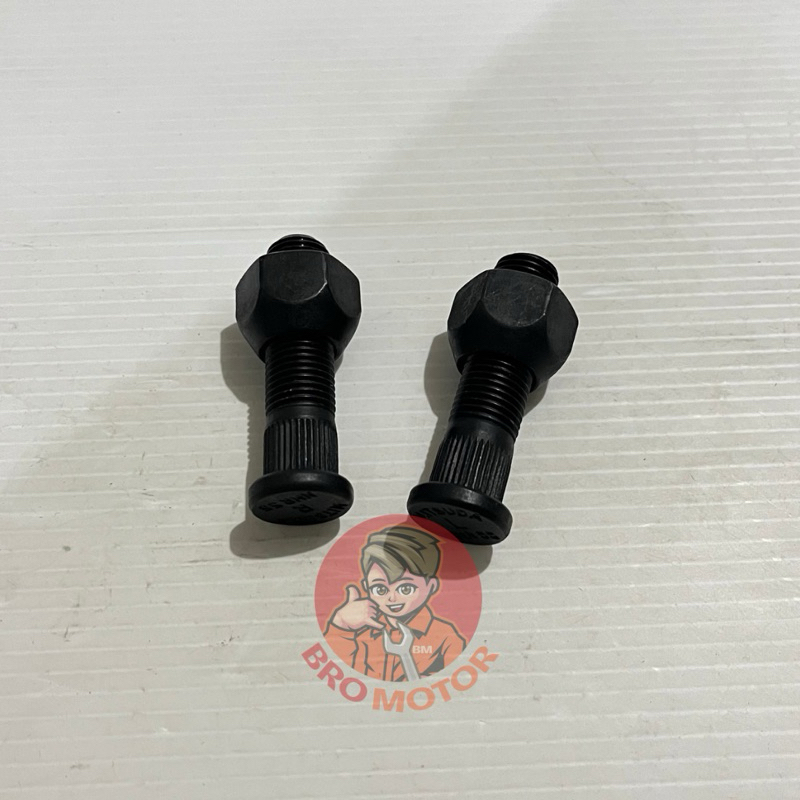 Baut Roda NHR55/ELF Engkel Depan Belakang Kanan Kiri Original Mitsuda