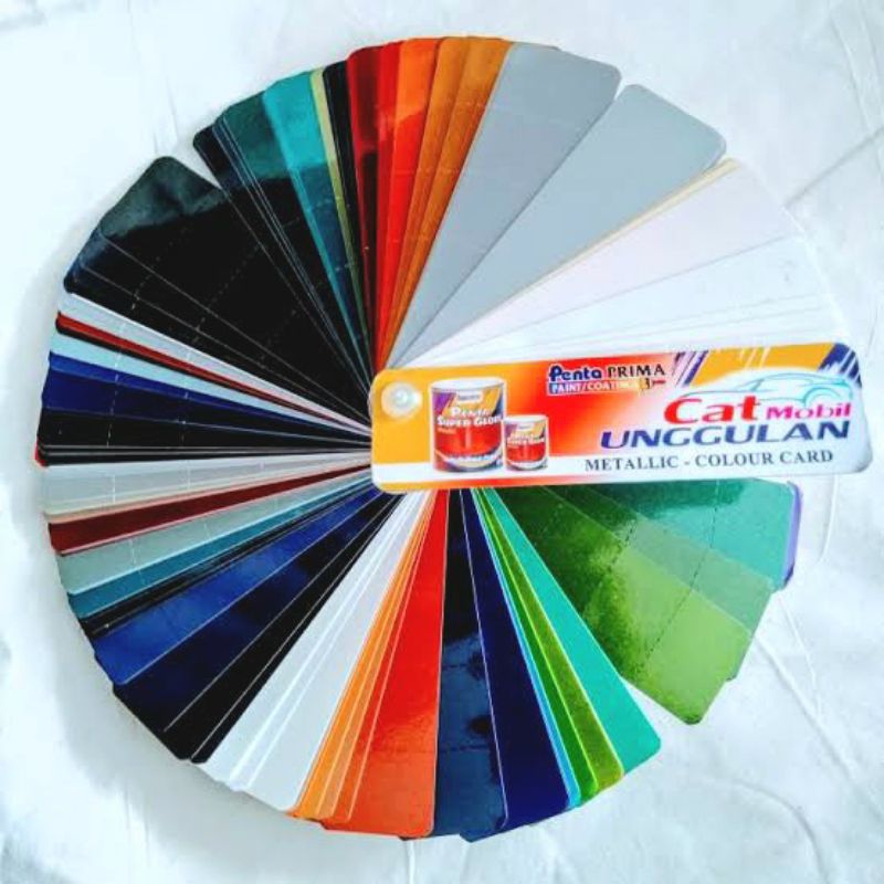 Kartu Warna Metalik Penta Super Gloss Metallic Katalog Katalok