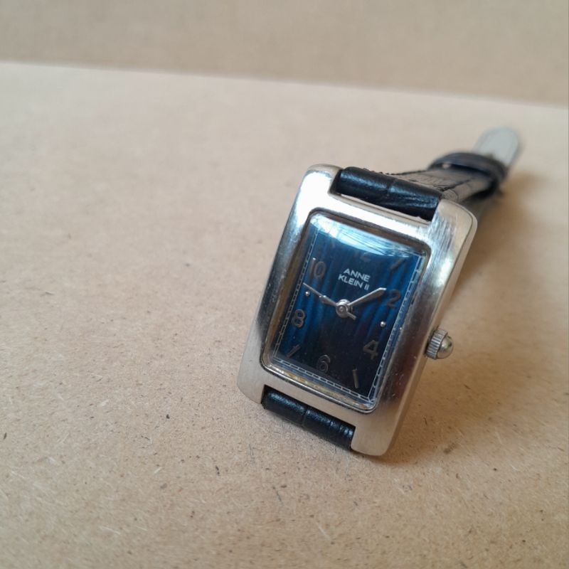 Jam tangan wanita original Anne klein II AL 21 Blue dial