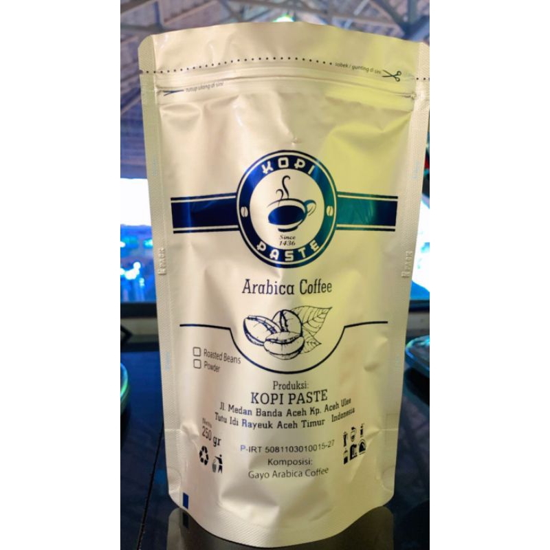 

bubuk/biji arabica long berry 250 gram